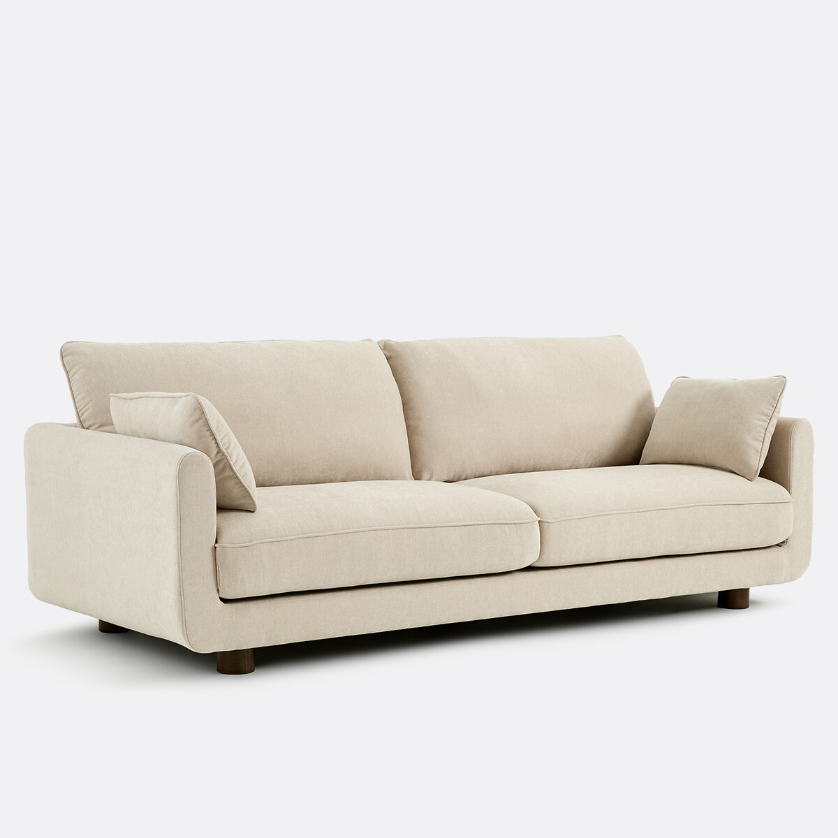 Divano dritto 2, 3, 4 o 5 posti, Emilio beige, LA REDOUTE INTERIEURS