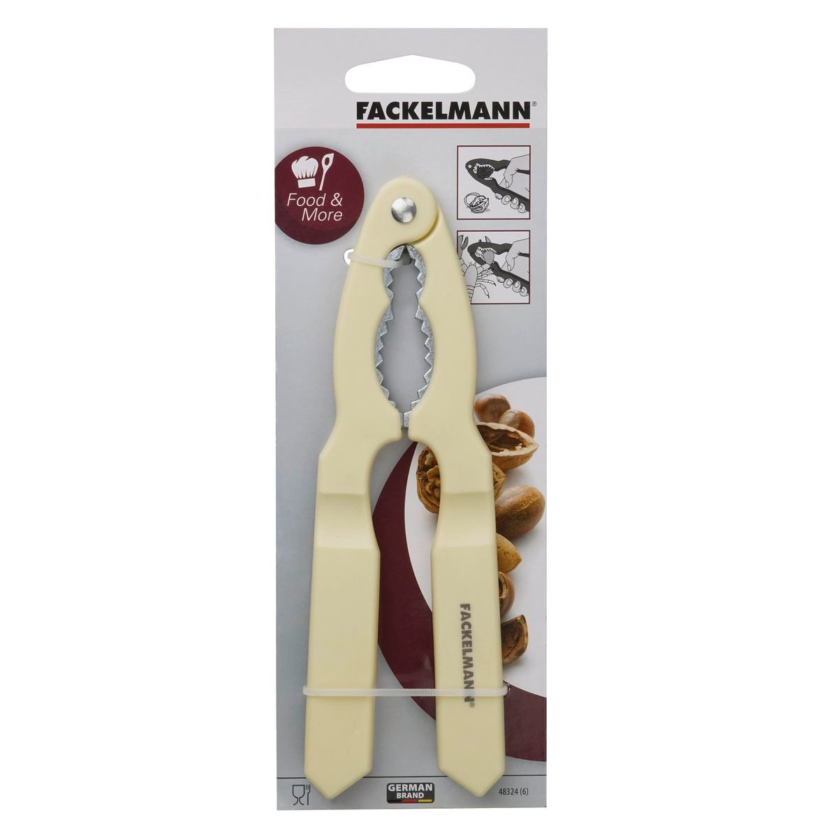 Casse-noix set de 2 outils pour crustacés dimensions BASIC jaune|brun, FACKELMANN