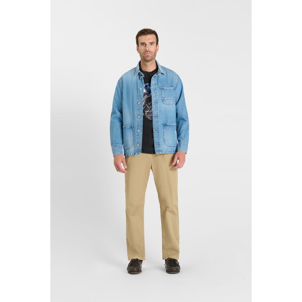 Chemise en jeans MAURI blue, LE TEMPS DES CERISES