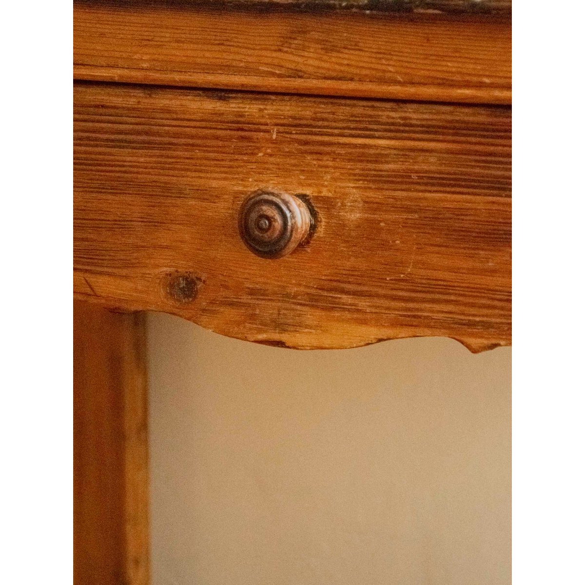 Coiffeuse ancienne restaurée Louise N°309 - Bon état bois foncé, DEBONGOUT