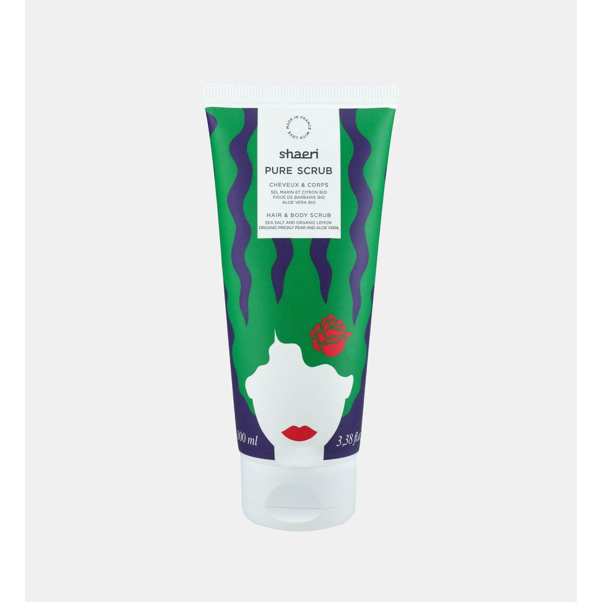 Pure Scrub Pour Le Cuir Chevelu À L'huile De Figue De Barbarie Et Aloe Vera couleur unique, SHAERI