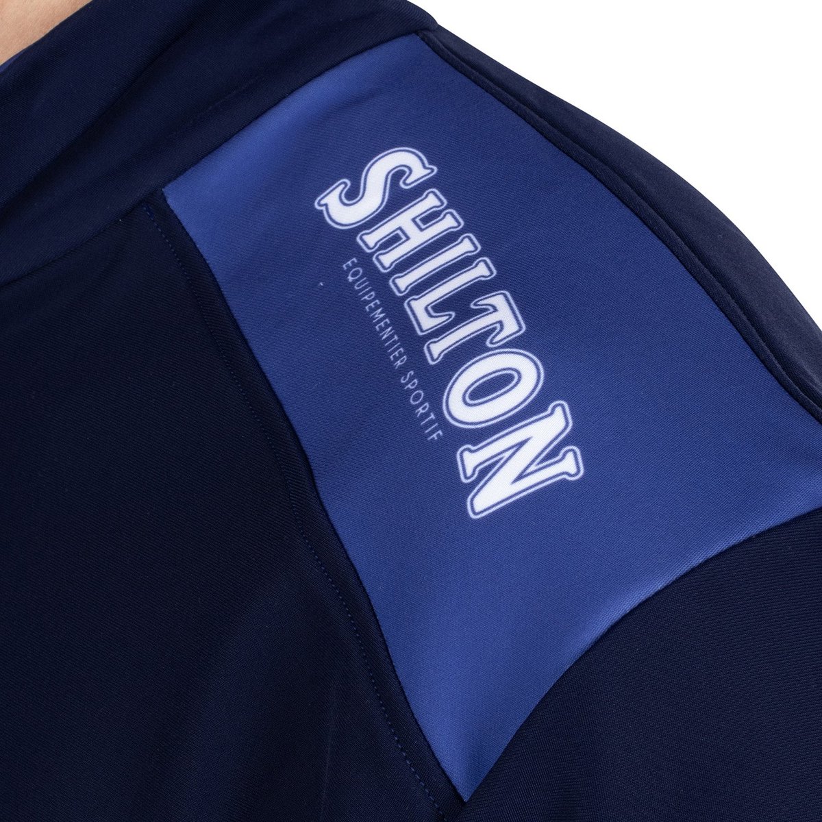 Sweat zippé entrainement navy, SHILTON