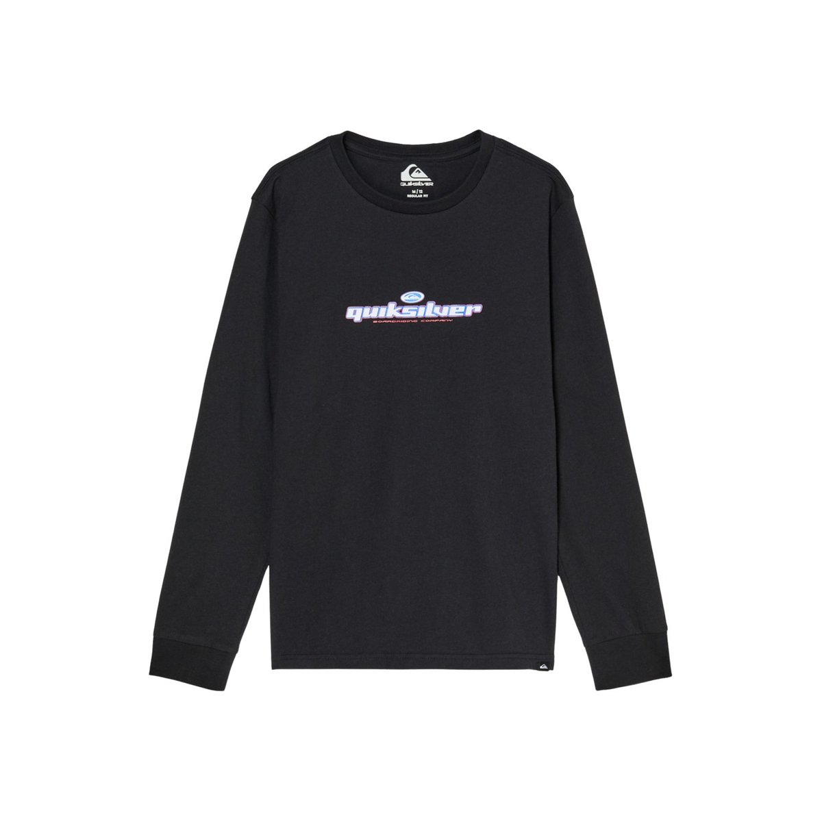 T-shirt manches longues SLACKER noir black, QUIKSILVER