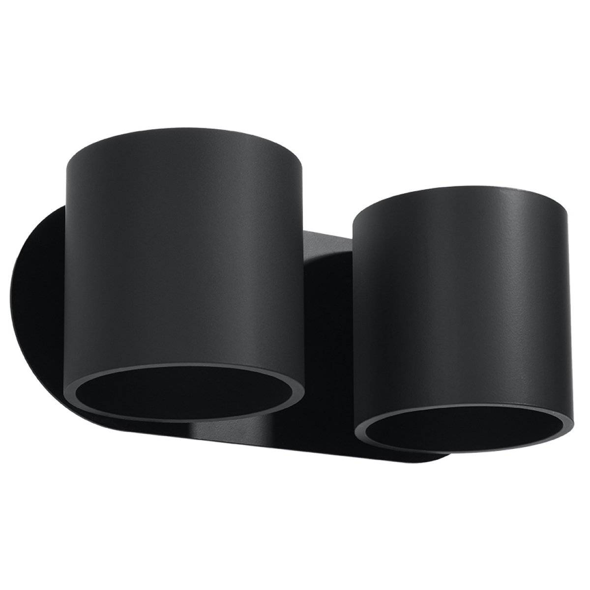 Applique Aluminium Noir G9 2 Orbis noir, EDEN
