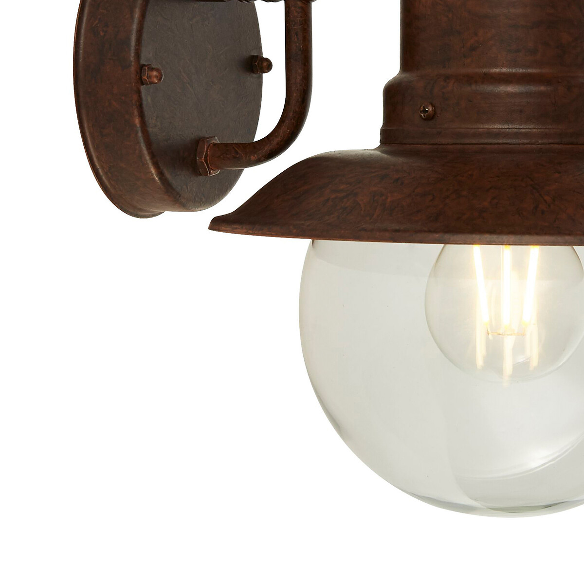 Sisli Outdoor Fisherman Style Wall Light in Brown brown , SO'HOME