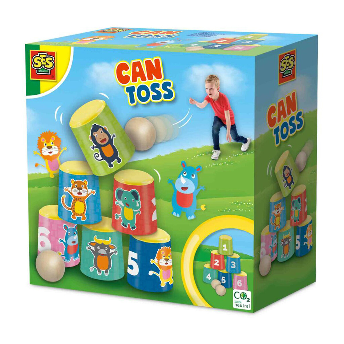 Jogo das latas, SES multicolor, SES