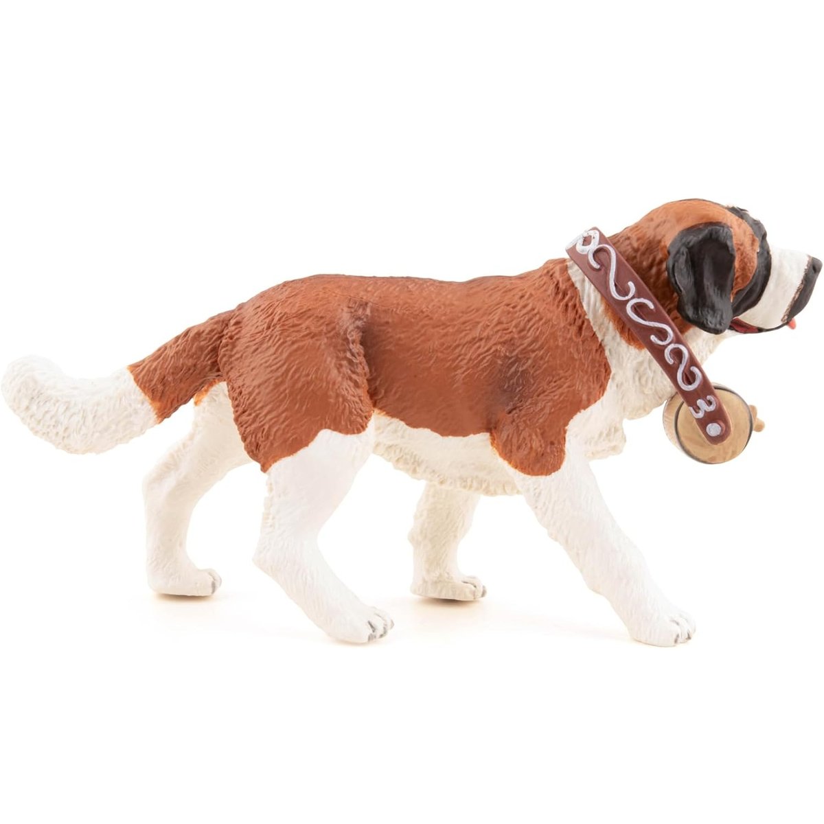 Figurine Saint-Bernard marron, PAPO