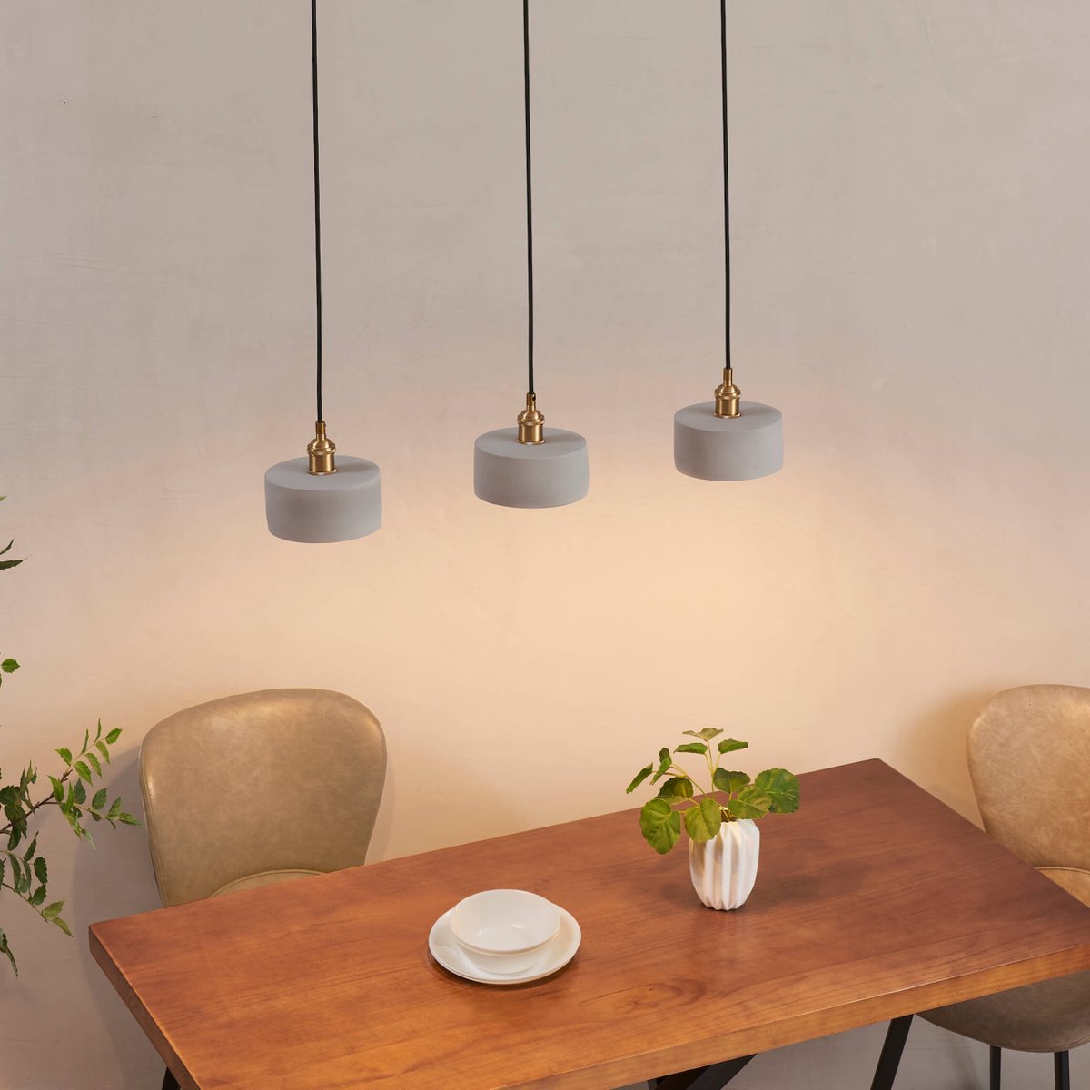 Petite suspension en béton brut - LIKO gris, KOSILUM