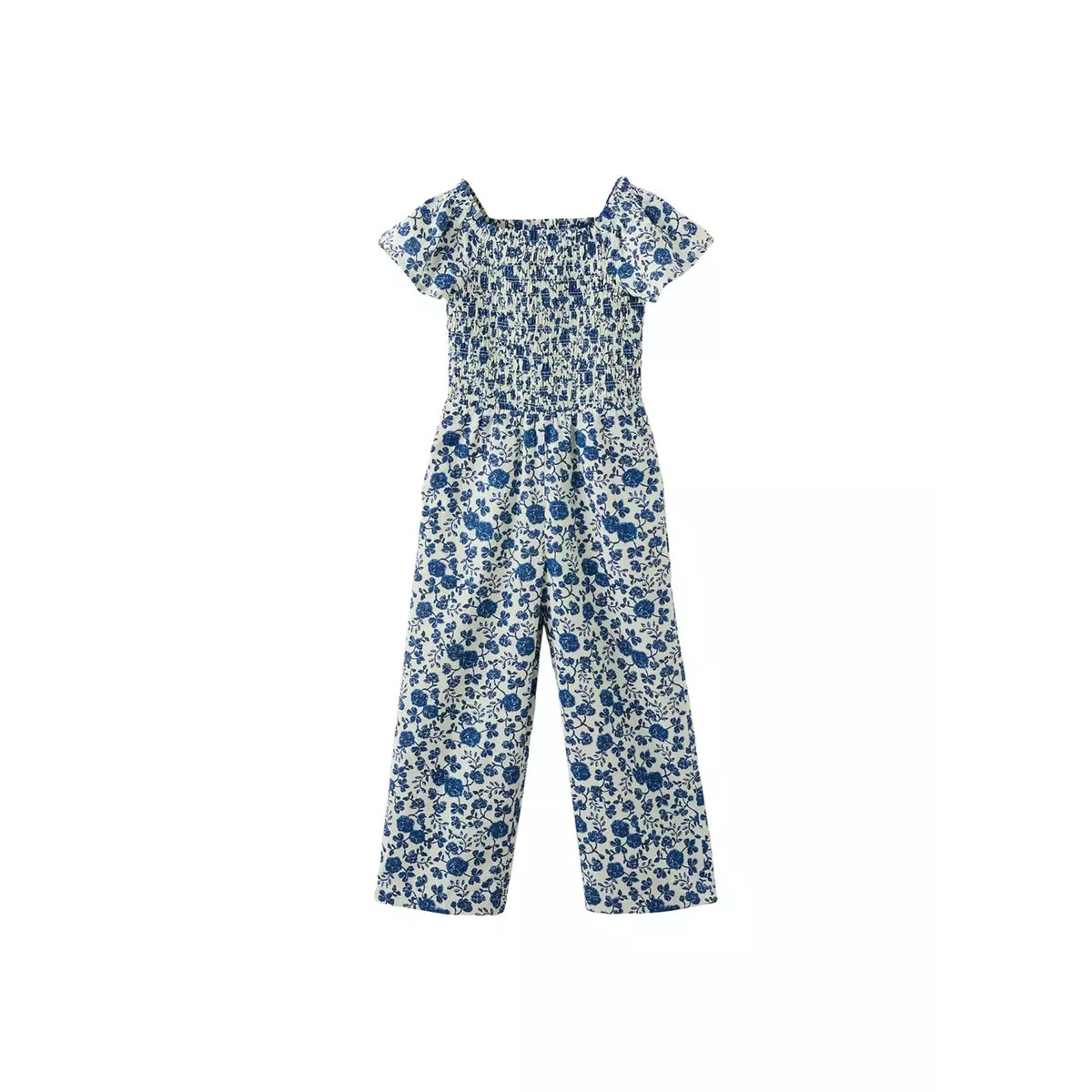 Combi-pantalon à fleurs vert d´eau, MANGO KIDS