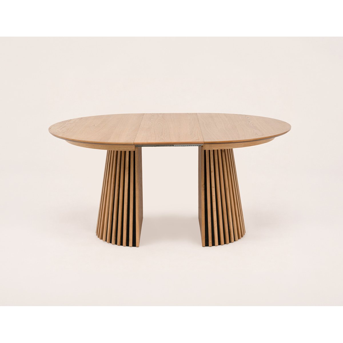 Table à manger ronde extensible bois 4-8pl, FREYA bois, BEST MOBILIER