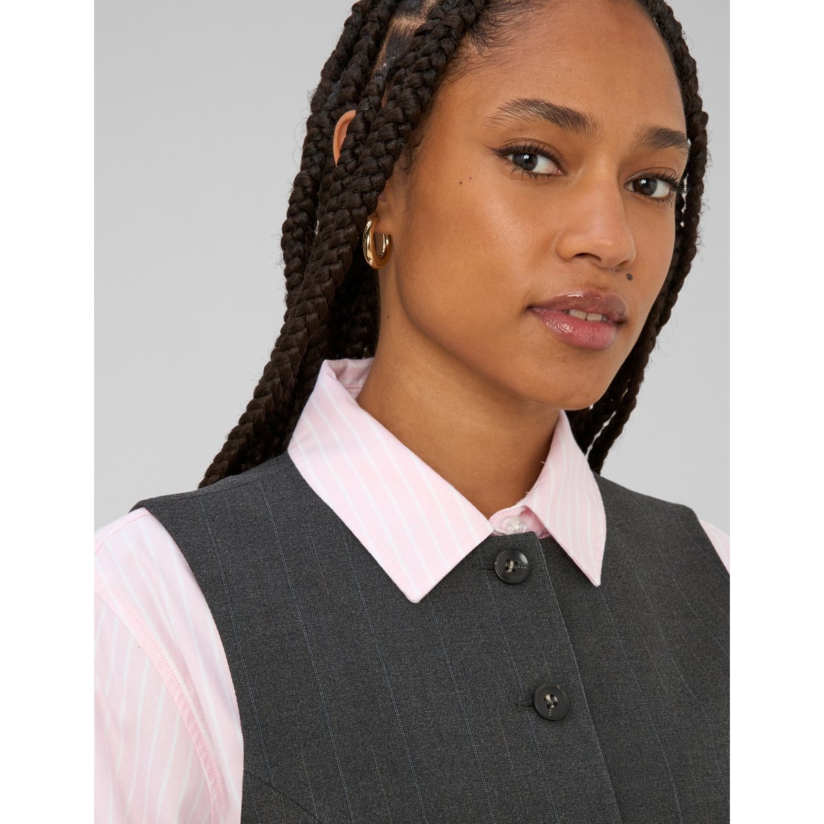 Gilet sans manches gris anthracite, BZB