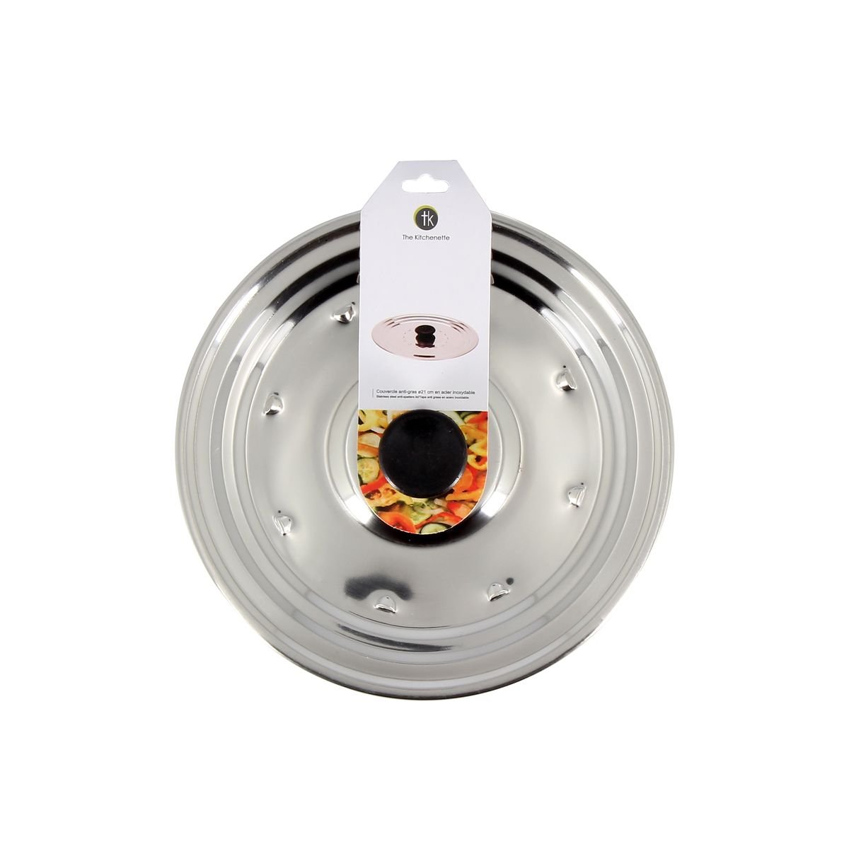 Couvercle anti-gras en inox 22cm, HARRY inox, MENASTYL