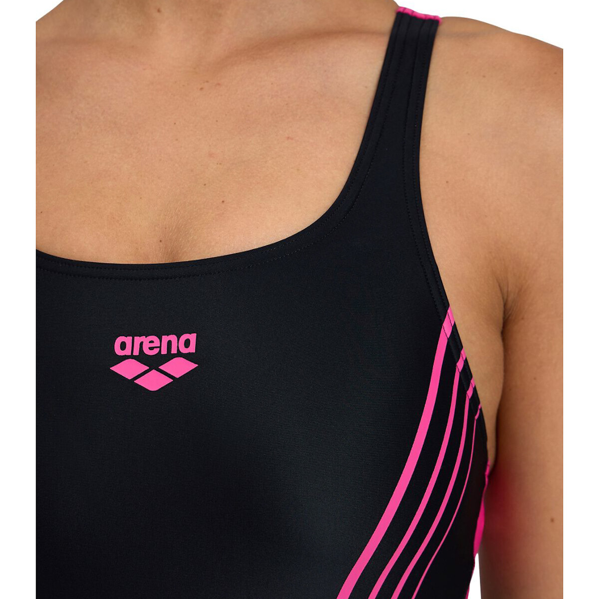 Combishort piscine Maxfit éco Arena W Kaori noir/rose, ARENA