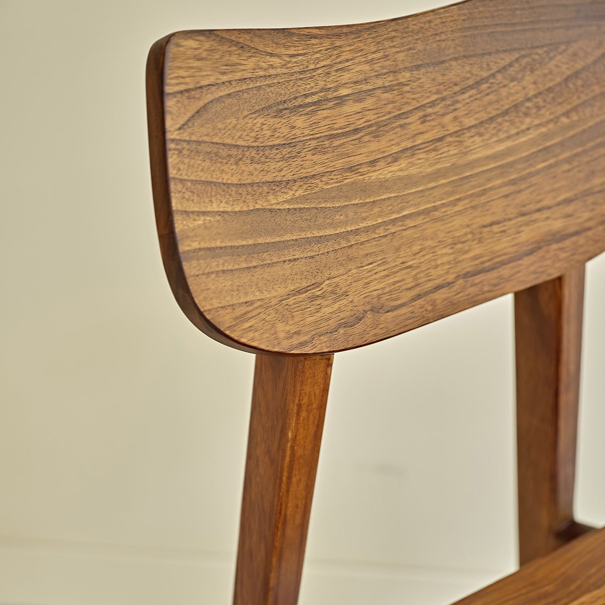 Chaise en mindi massif  MILO marron, BERAH GETAH