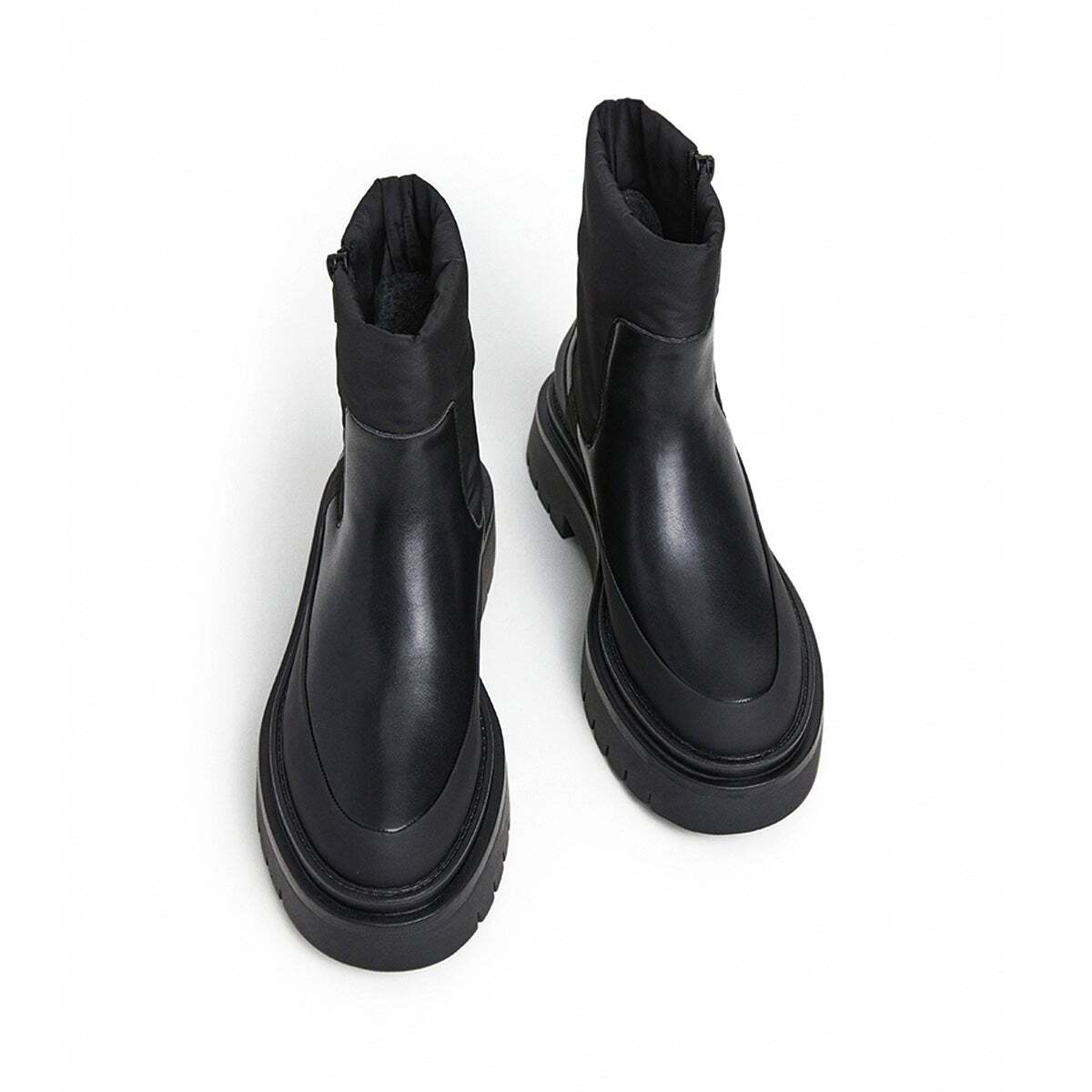 Bottes Chelsea En Simili Cuir noir, PEPE JEANS