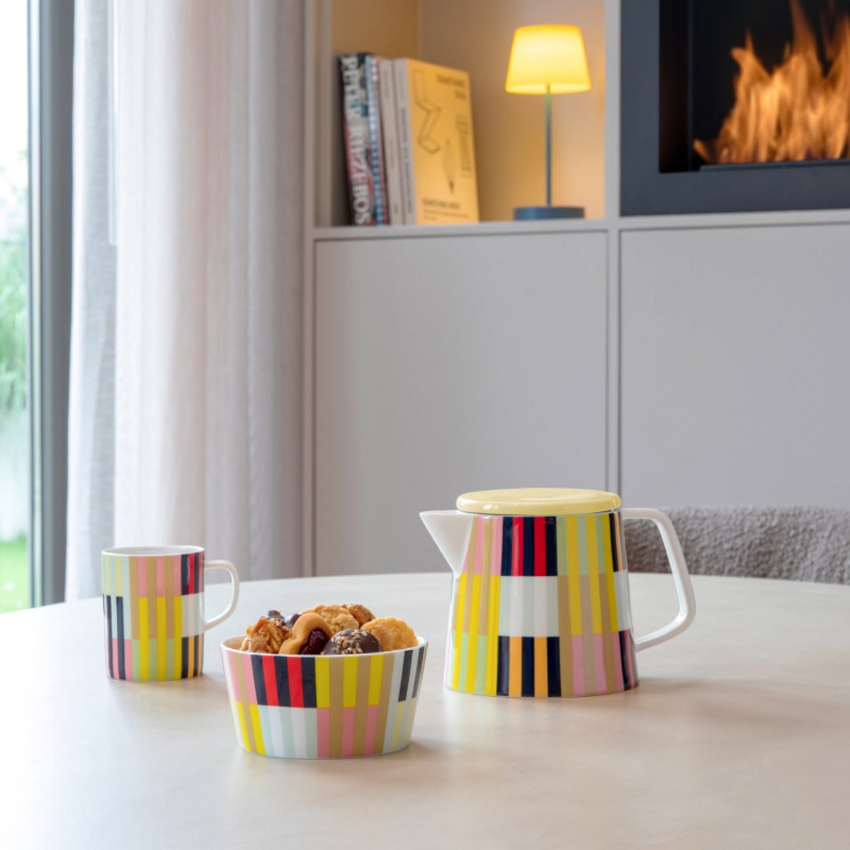 Théière design couleur  HAVANNA multicolore, REMEMBER