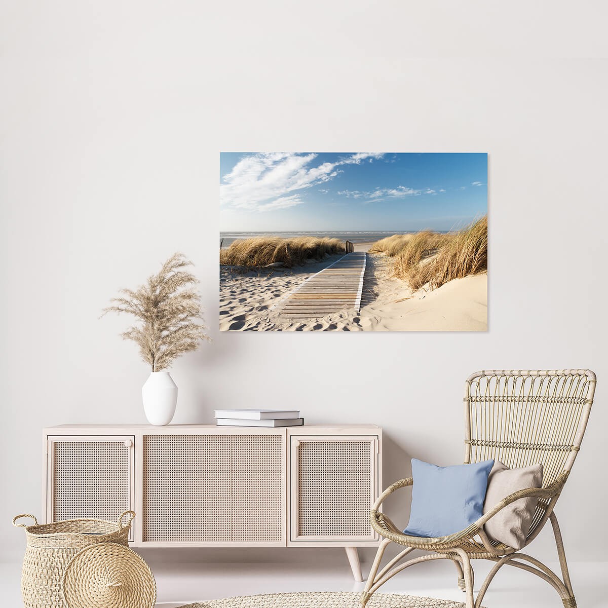 Tableau Mural Direction Plage PLAGE tableau en verre synthétique, CEANOTHE