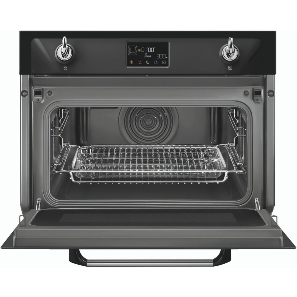 Micro ondes combiné encastrable SO4902M1N couleur unique, SMEG