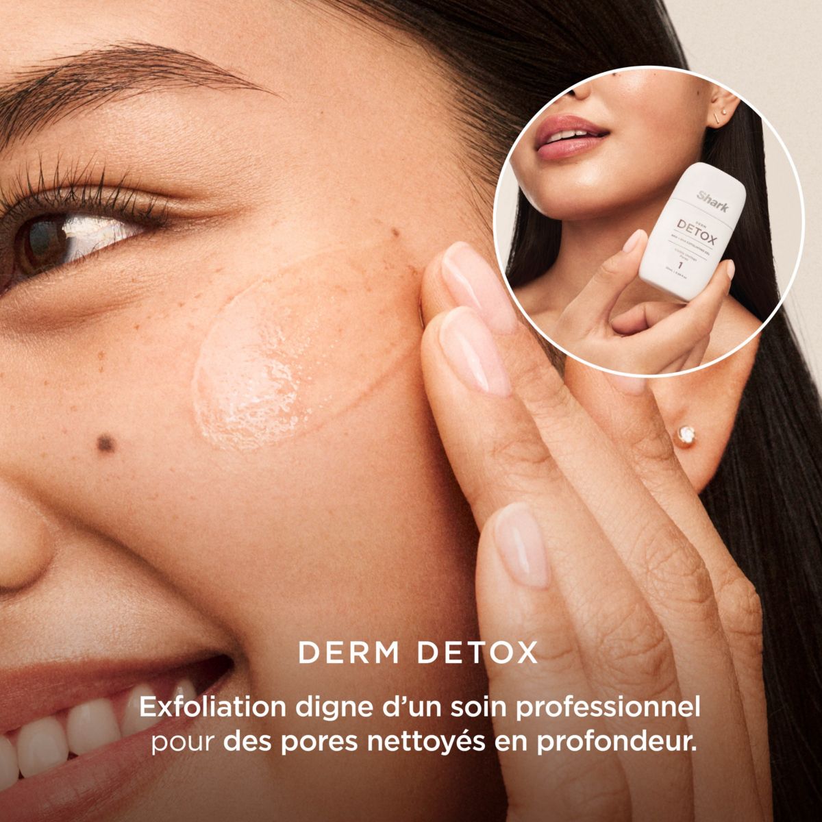 Coffret soin du visage de soins FacialPro Glow : exfoliant couleur unique, SHARK