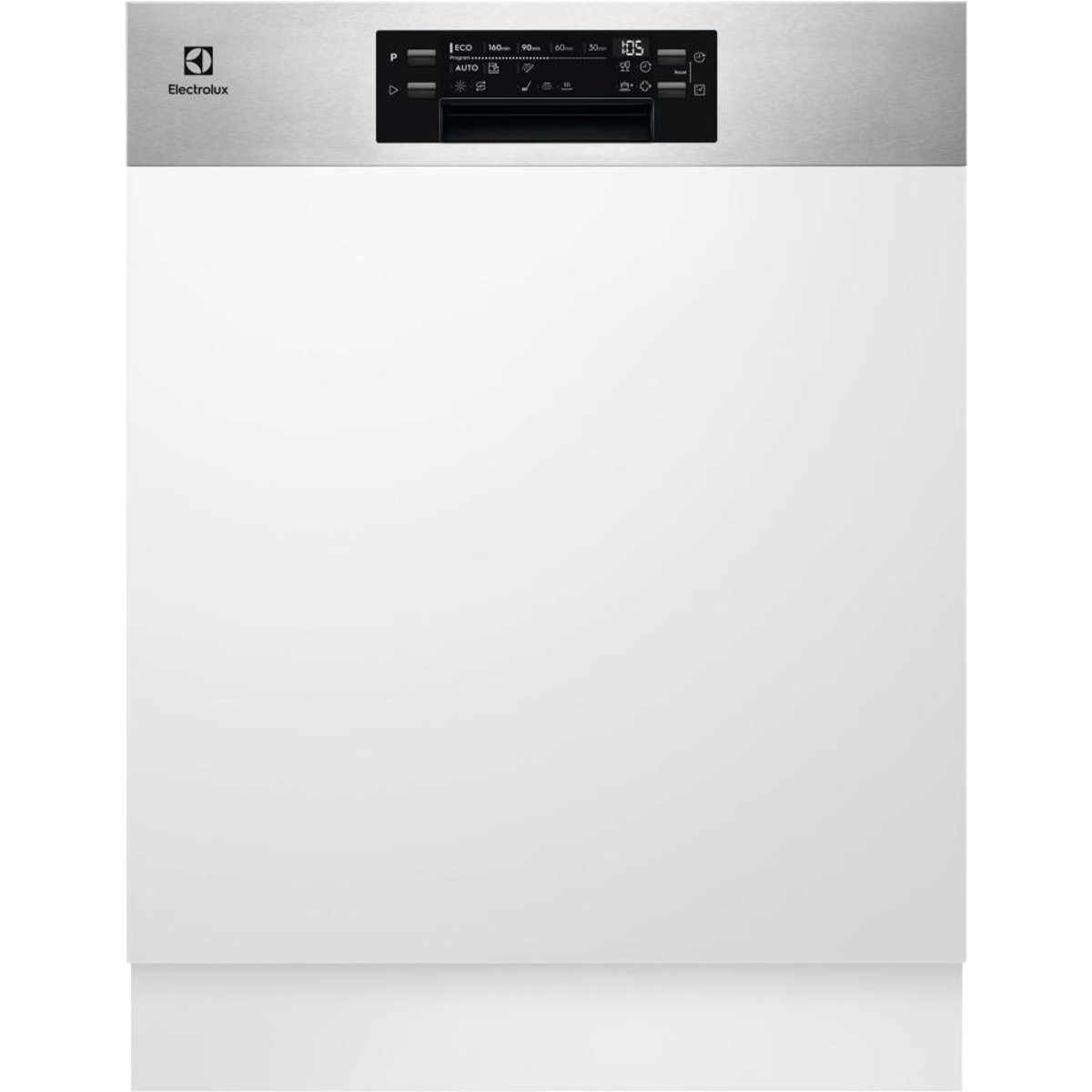 Lave vaisselle integrable 60 cm KEGB7400IX sans facade bandeau inox, ELECTROLUX