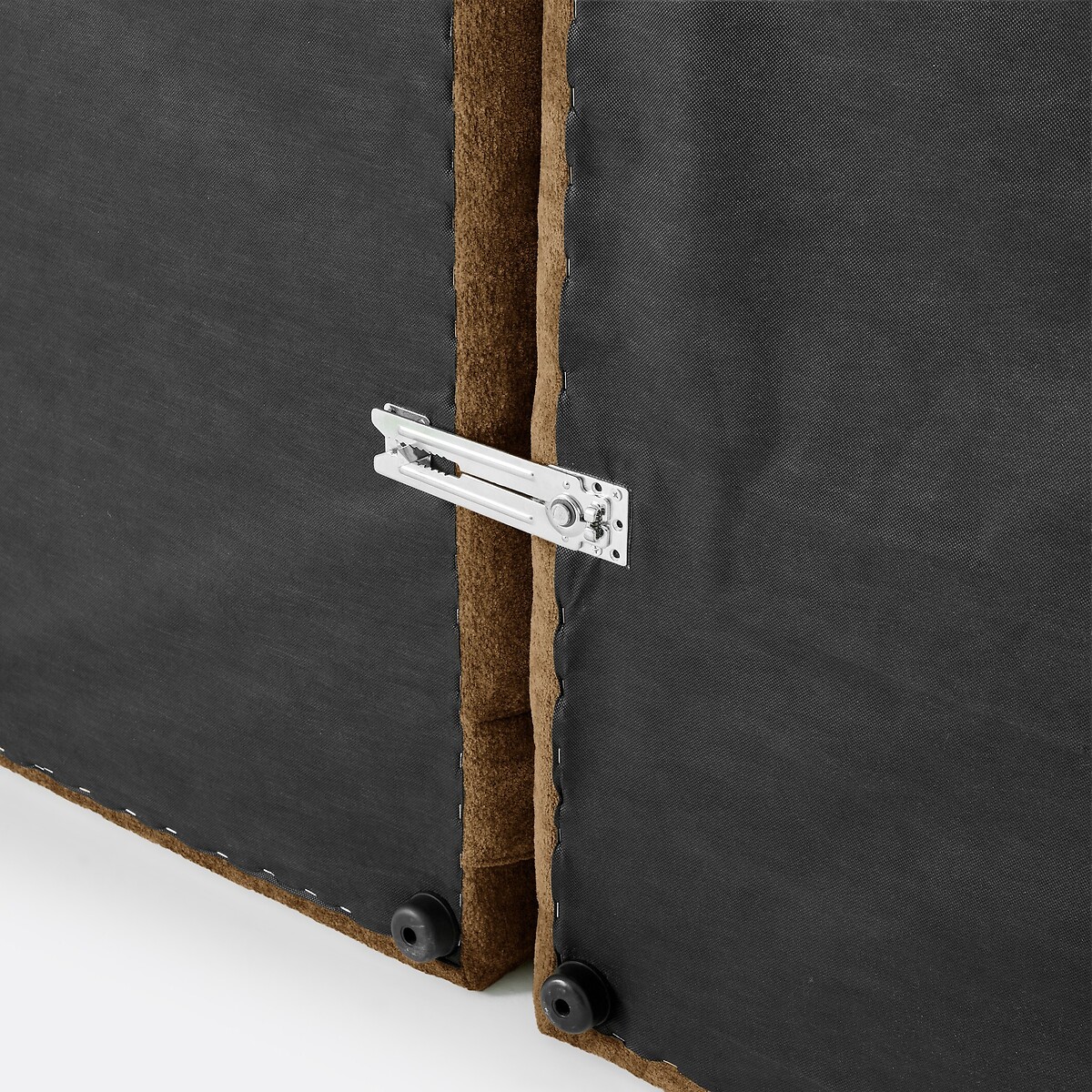 Sofá modular, esquina izquierda, con chaise longue, chenilla jacquard, AMAD bronce , LA REDOUTE INTERIEURS