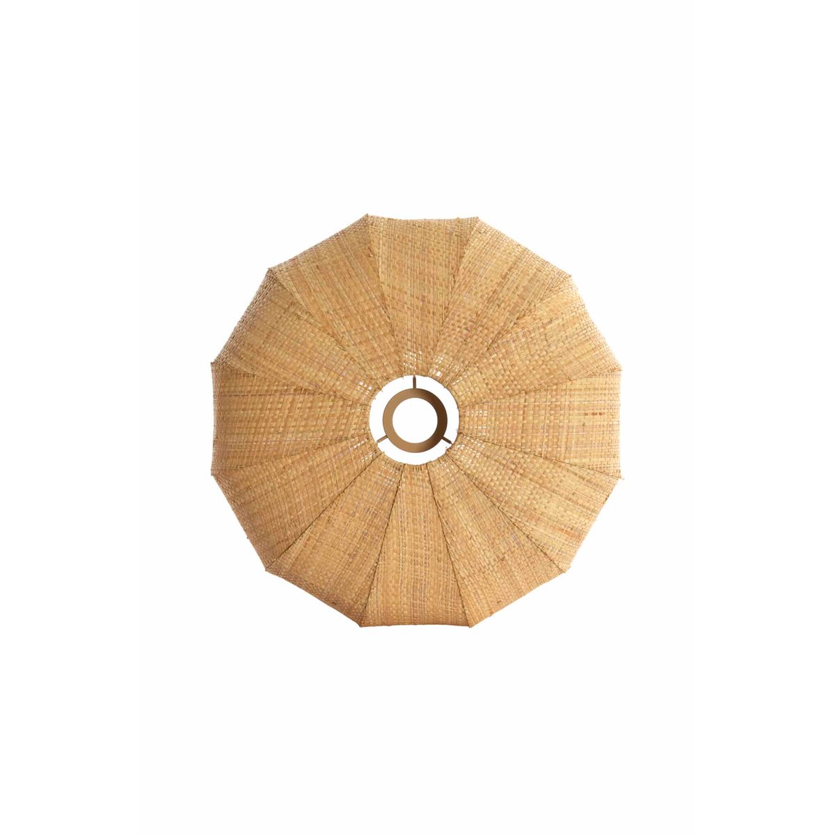 Base De La Lampe Matériel végétal RAFIKA naturel, LIGHT & LIVING