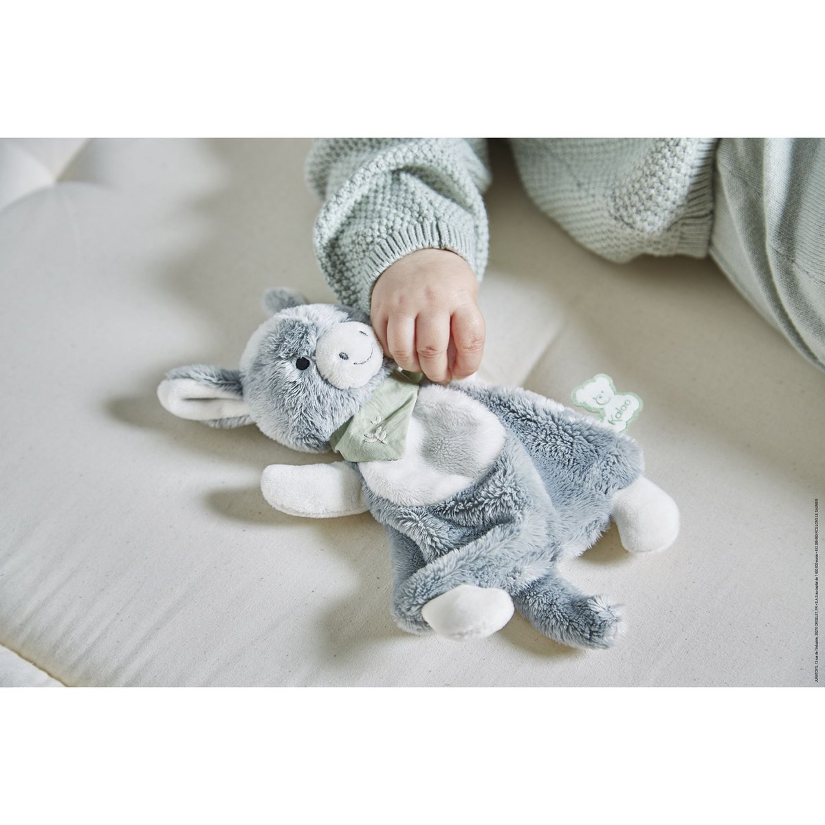 Doudou Les Amis 18 cm Anon gris, KALOO