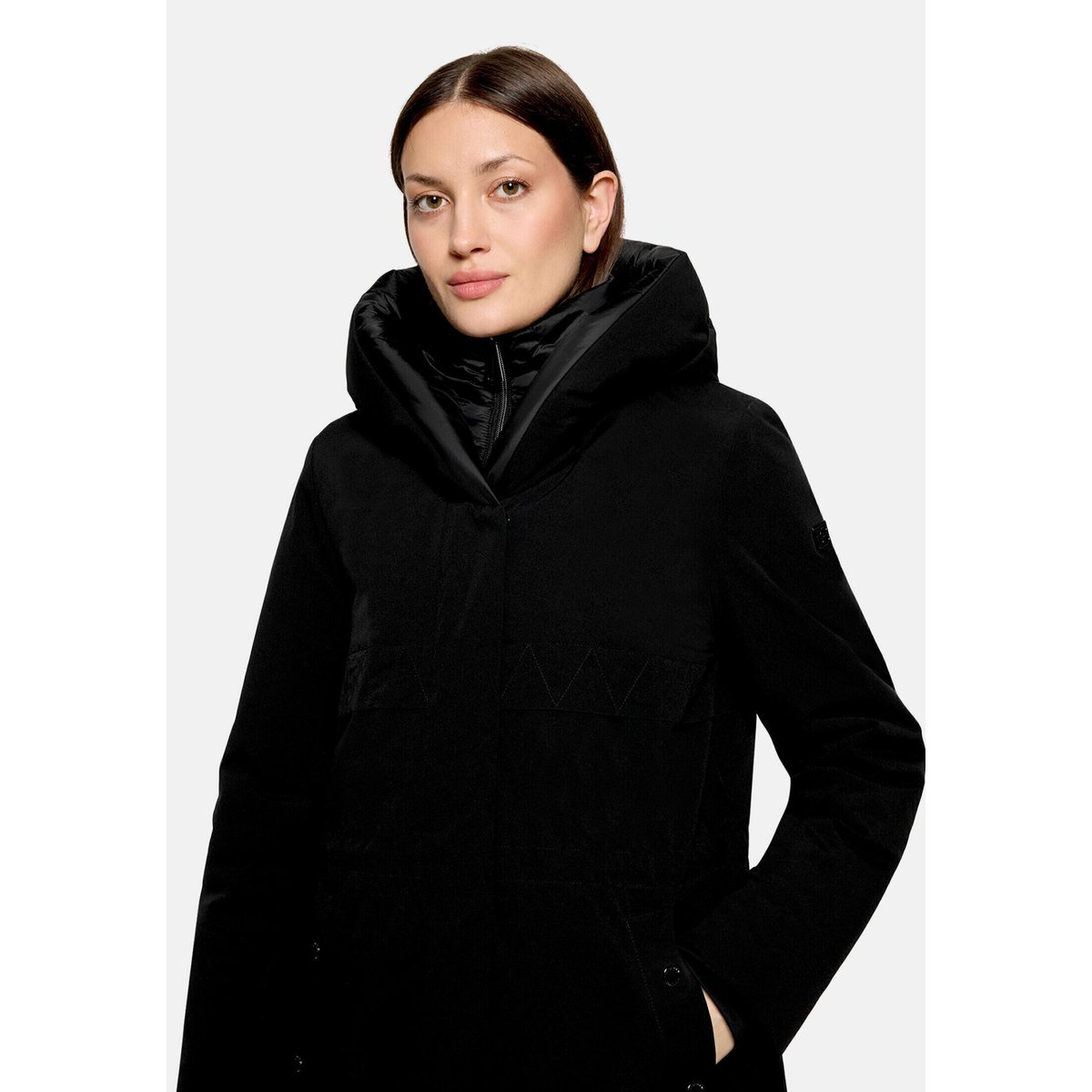 Veste outdoor à capuche noir, BETTY BARCLAY