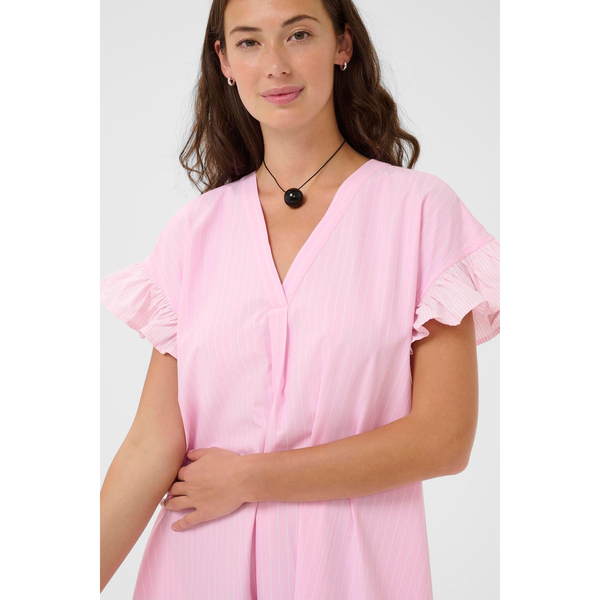 Robe rose pink stripe mix, CULTURE