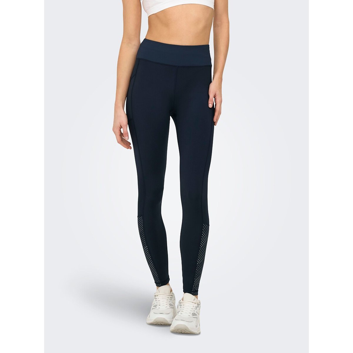 Reflective Detail Running Leggings dark blue, ONLY PLAY