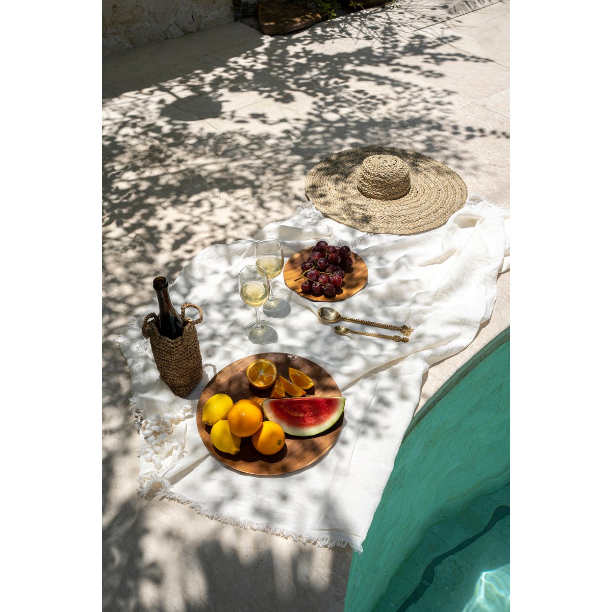 Nappe en lin LINEN blanc, BAZAR BIZAR