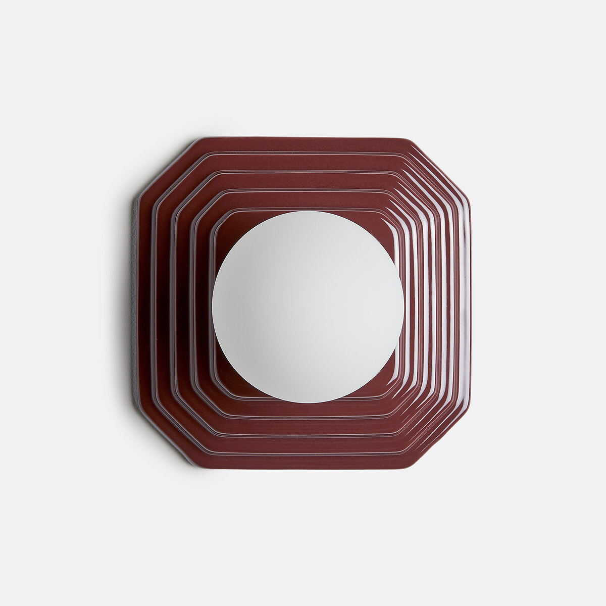 Applique ou plafonnier, en céramique et verre opalin, HOLI prune, LA REDOUTE INTERIEURS