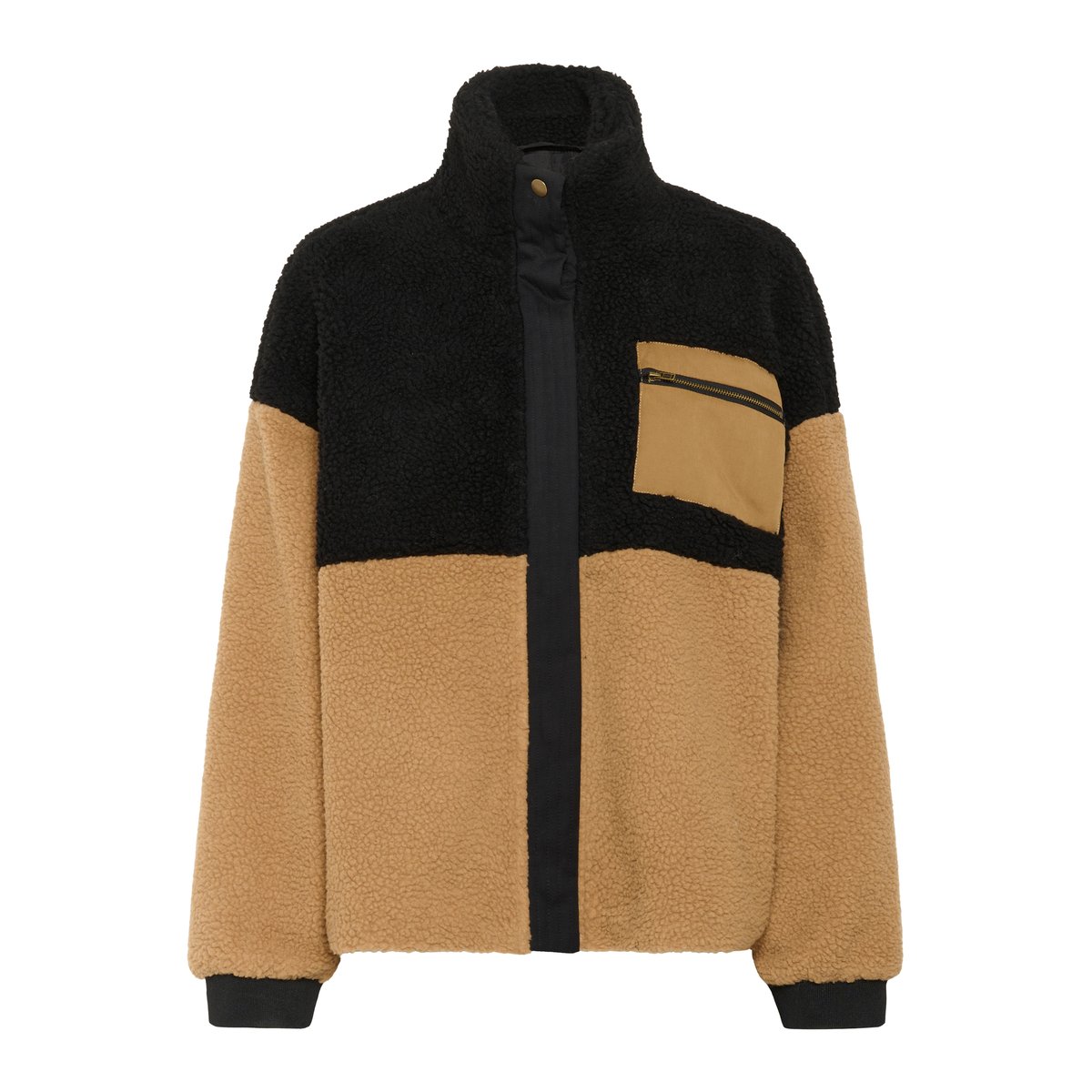 Manteau noir beige black/cub, CULTURE