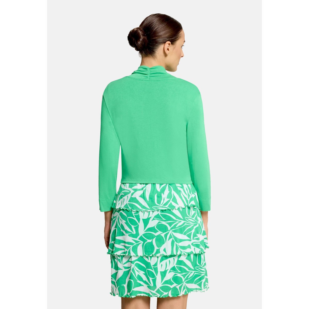 Cardigan façon t-shirt à manches 3/4 island green, BETTY BARCLAY