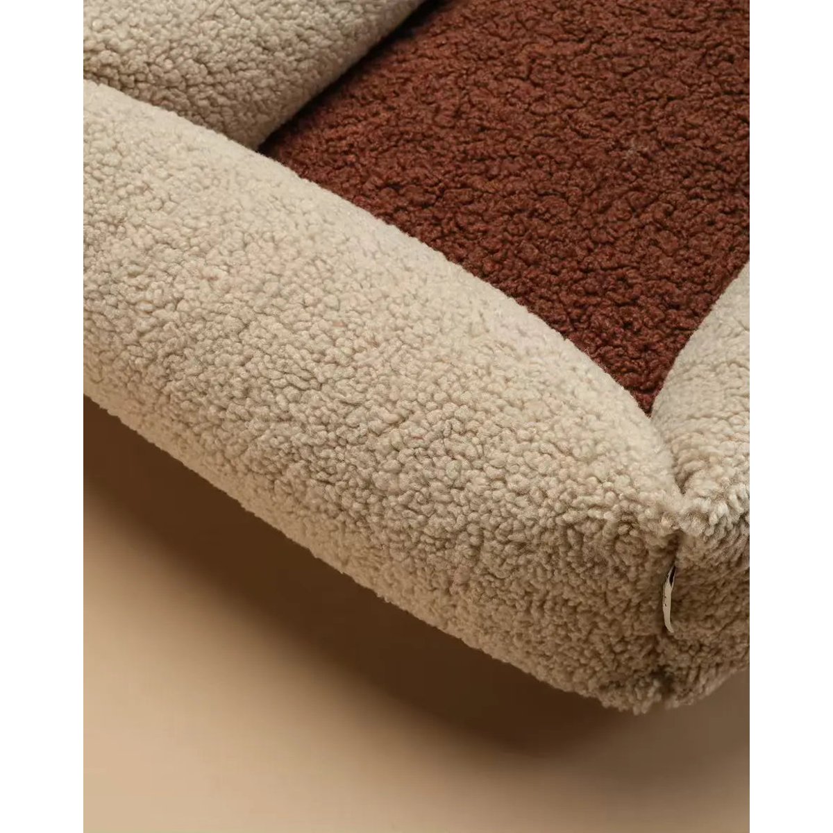 Lit douillet pour animaux L en Teddy biscuit, WIGIWAMA