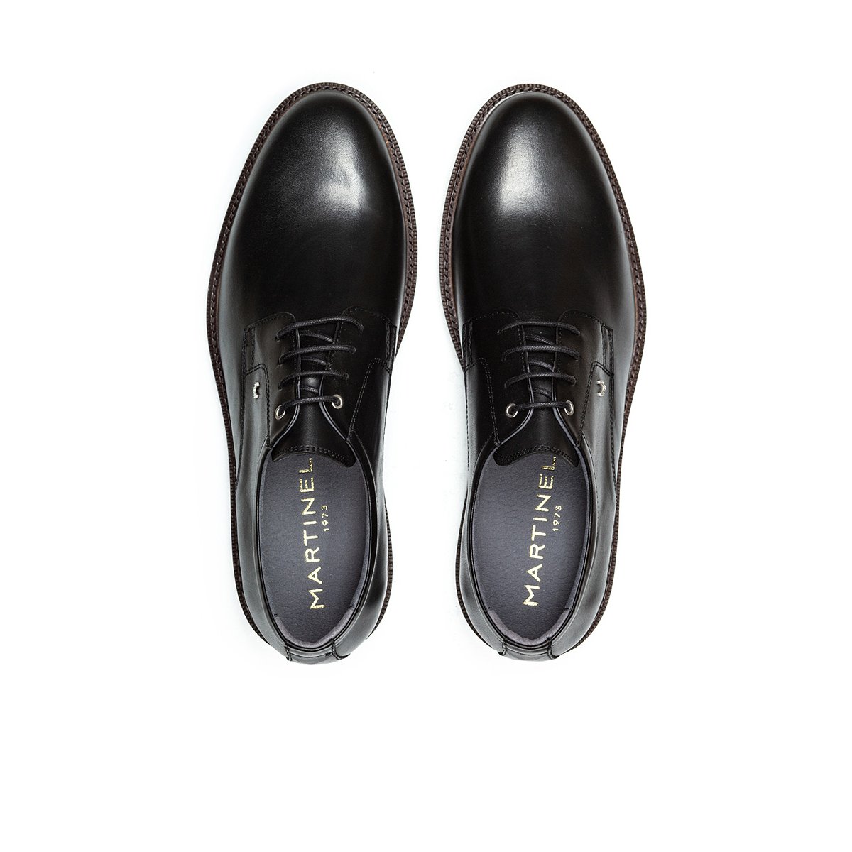 Chaussures à lacets cuir Watford black, MARTINELLI