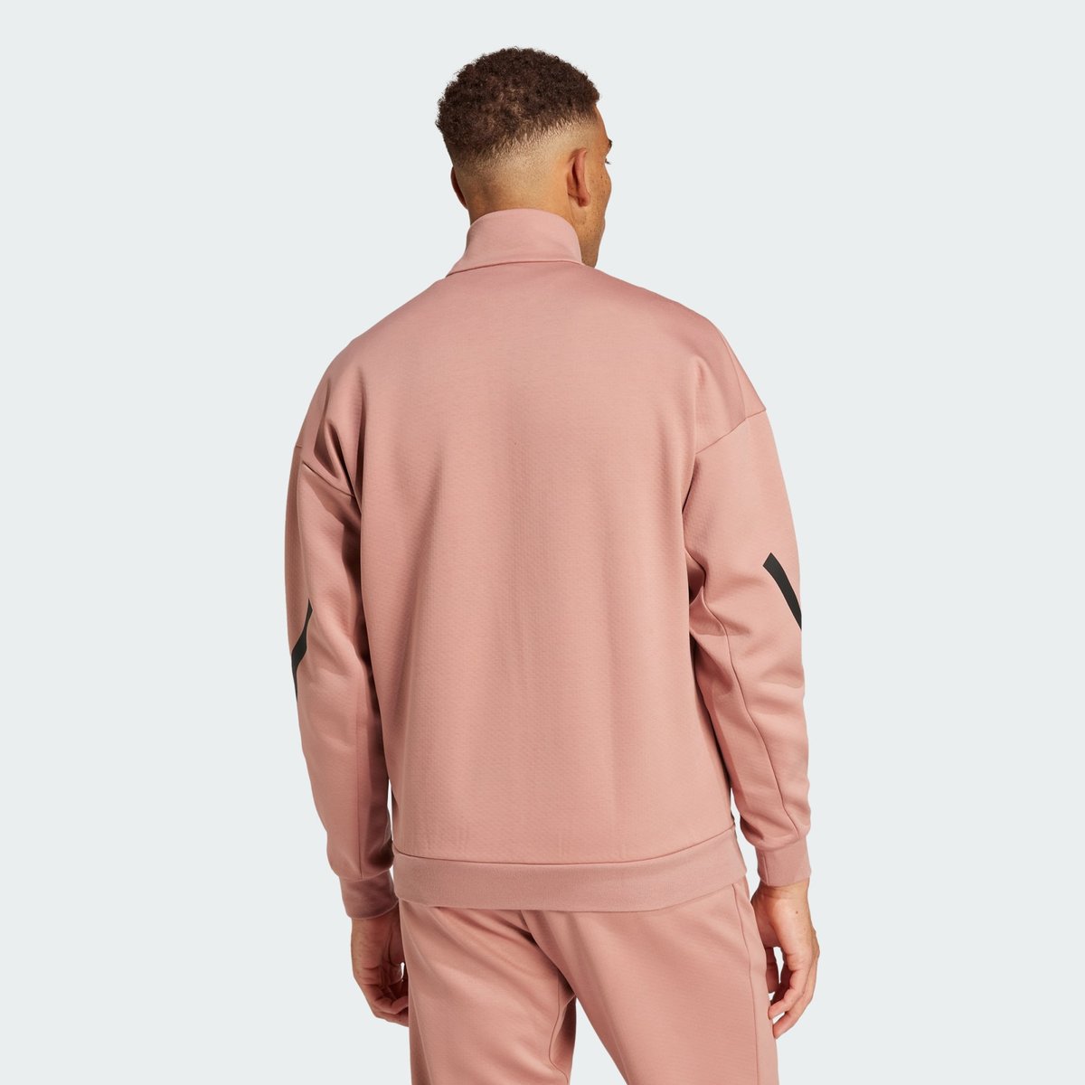 Sweat-shirt 1/4 zip adidas Z.N.E. warm clay, ADIDAS SPORTSWEAR
