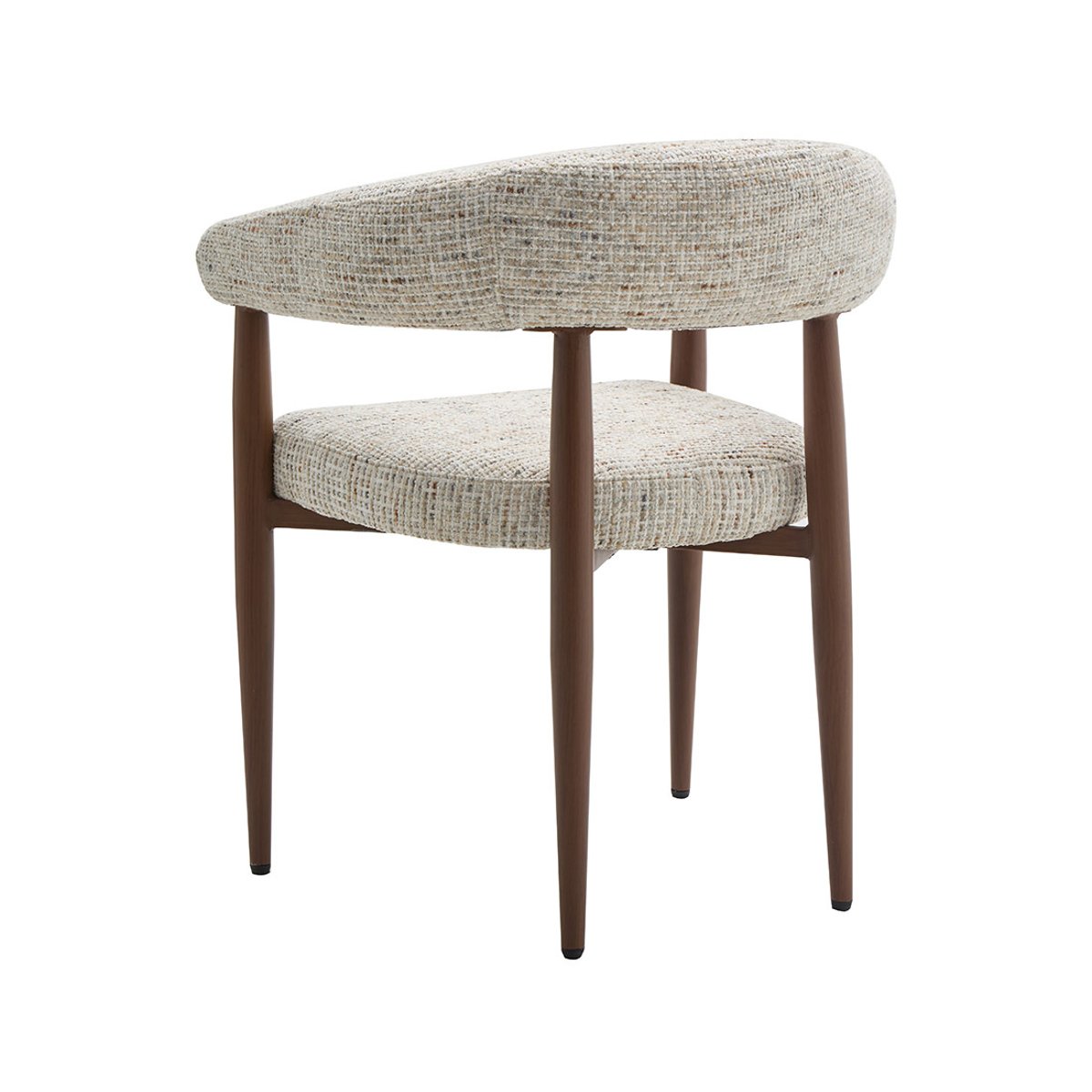 Lot de 2 fauteuils en tissu moucheté, NOUR beige, BEST MOBILIER