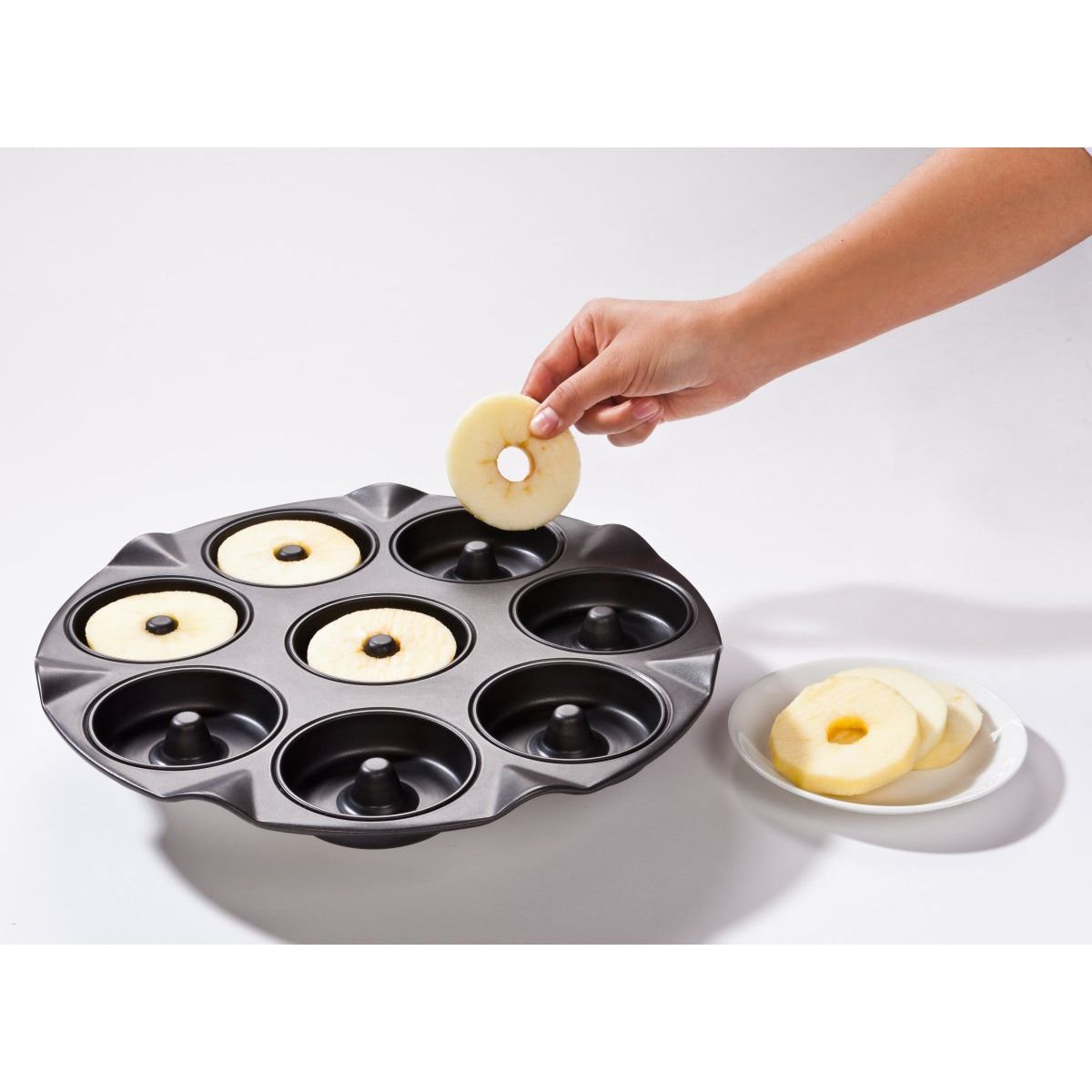 Moule pour 8 beignets au four BLACK METALLIC noir, ZENKER