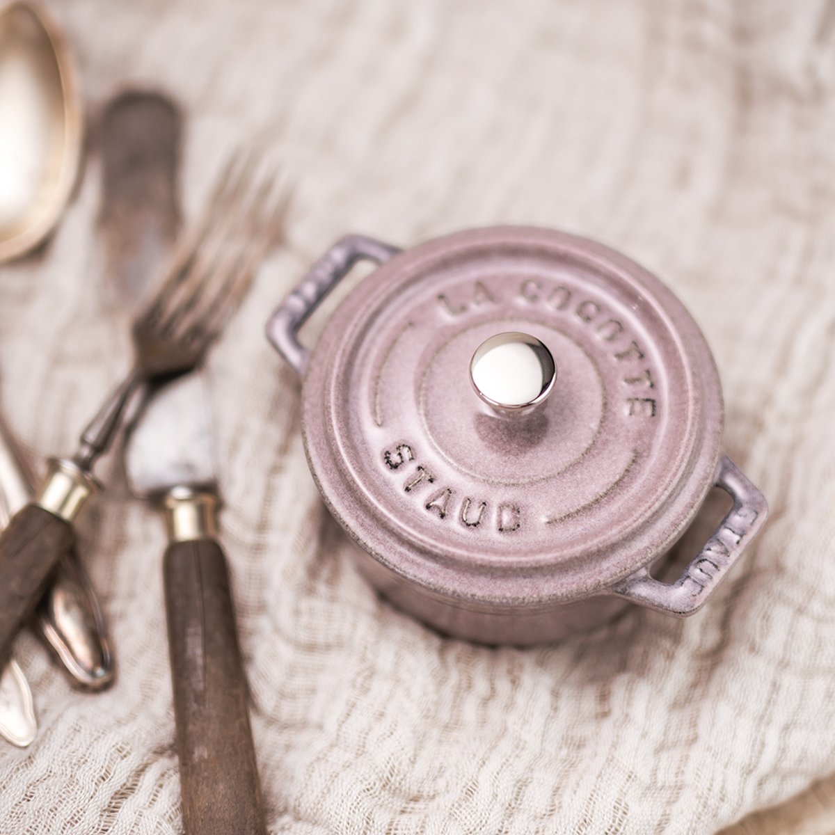 Cocotte, Rond(e), Fleur de Cerisier, Fonte fleur de cerisier, STAUB