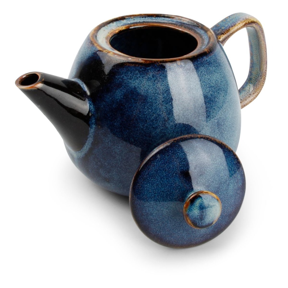 Théière 80 cl blue nova couleur unique, F2D