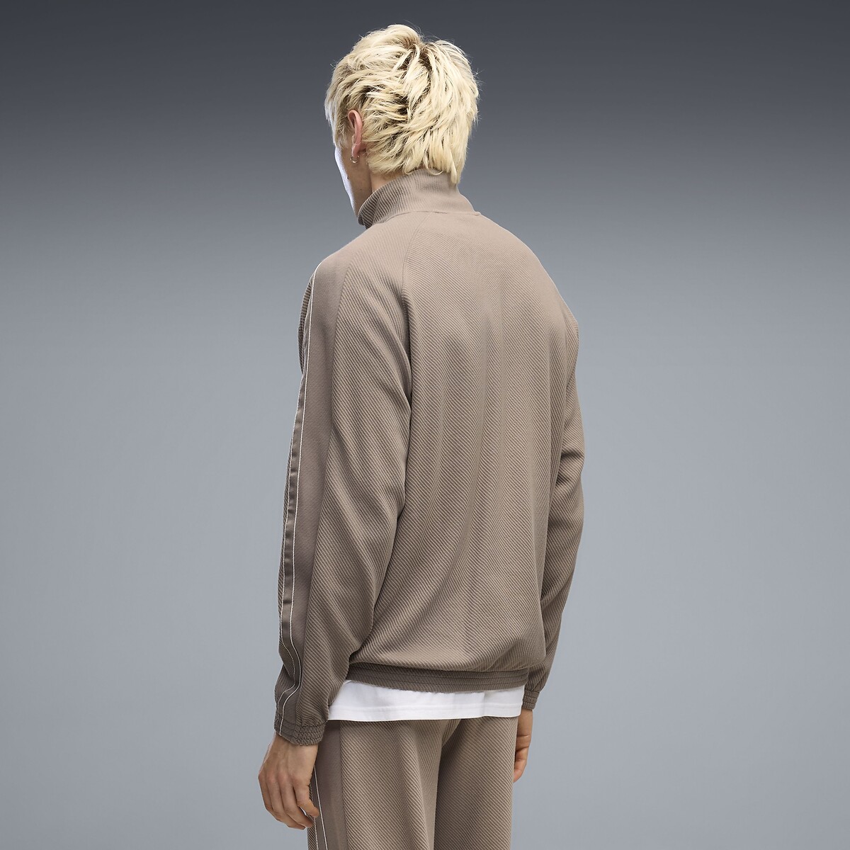 Sweat zippé, Puma Class taupe grisé, PUMA