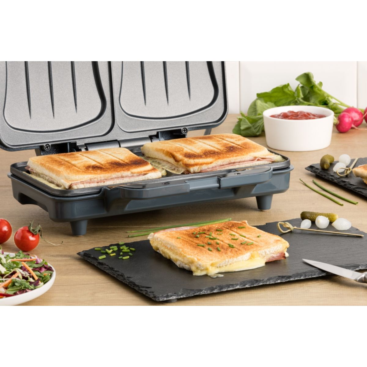 Croque monsieur DUO'DWICH XXL FRI1602009GRP gris, FRIFRI