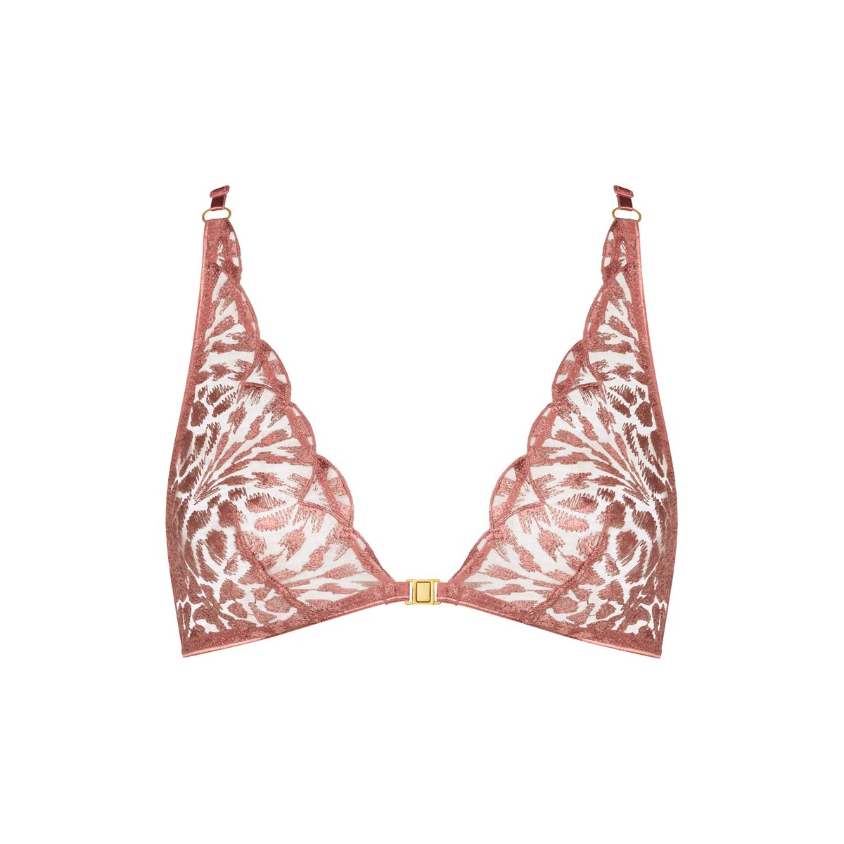 Soutien-gorge Triangle bralette Crazy In Love rose, AUBADE