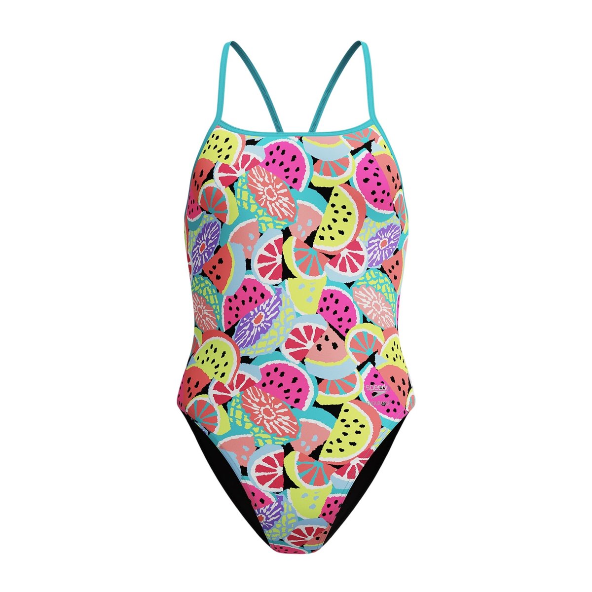 Maillot de bain 1 pièce motif/style fruit multicolore, SPEEDO