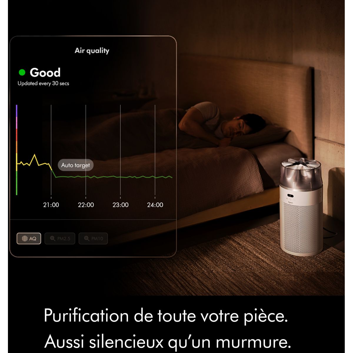 Purificateur d'air HushJet Purifier Compact Blanc couleur unique, DYSON