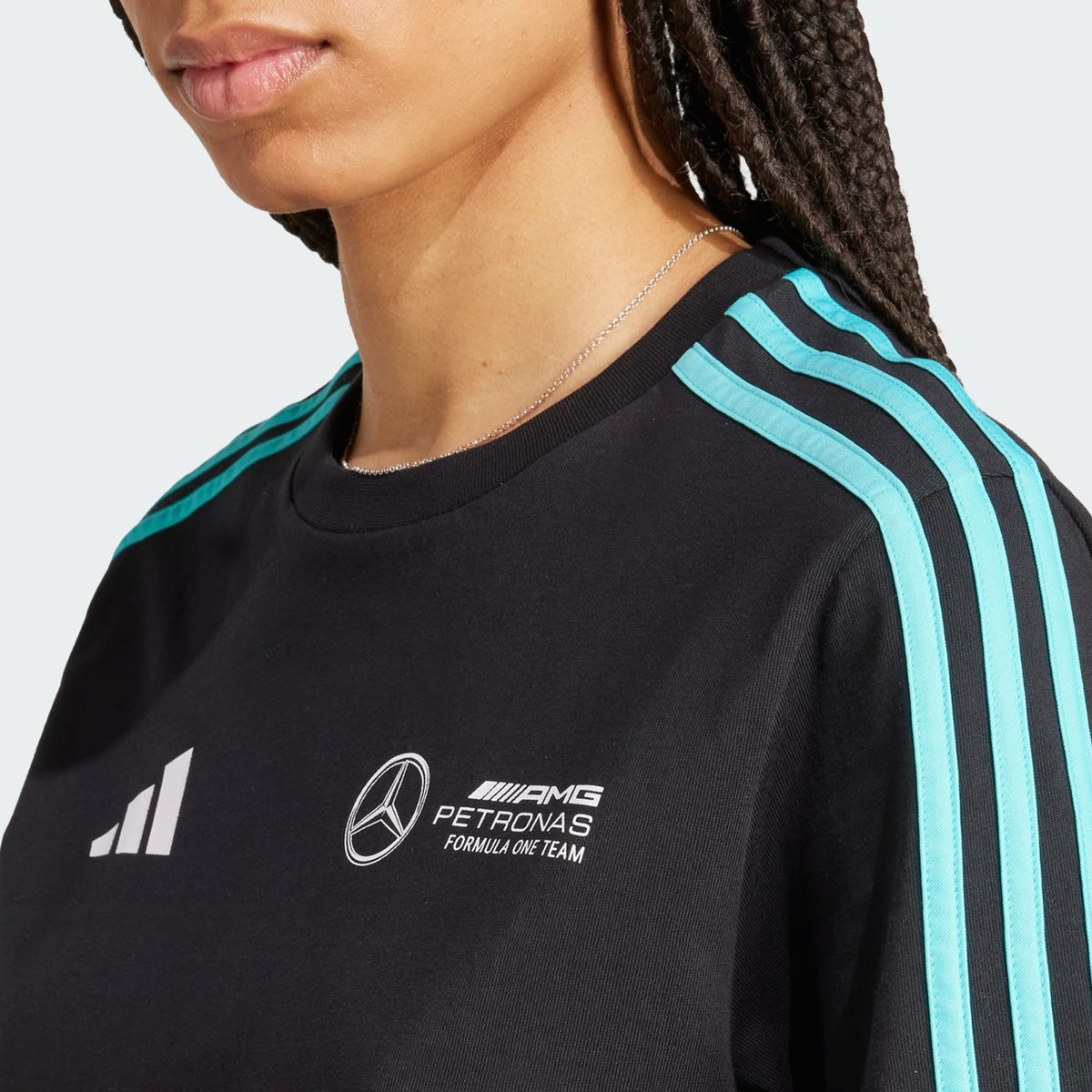 Robe T-Shirt Mercedes - Amg Petronas Formula One Team Dna Robe T-Shirt Mercedes - Amg Petronas Formula One Team Dna black / white, adidas Performance