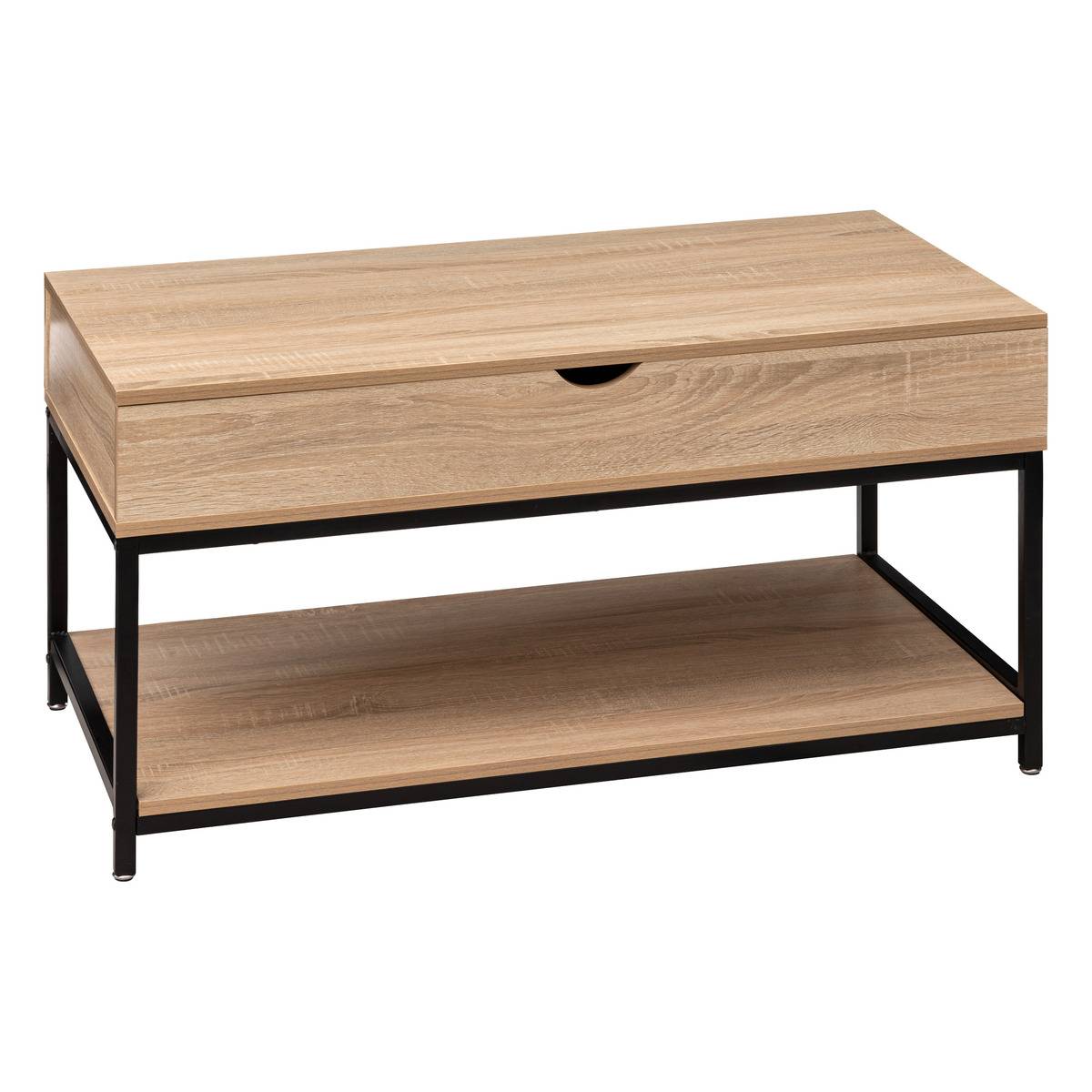 Table basse plateau relevable avec rangement ALIAJ beige, 5FIVE SIMPLY SMART