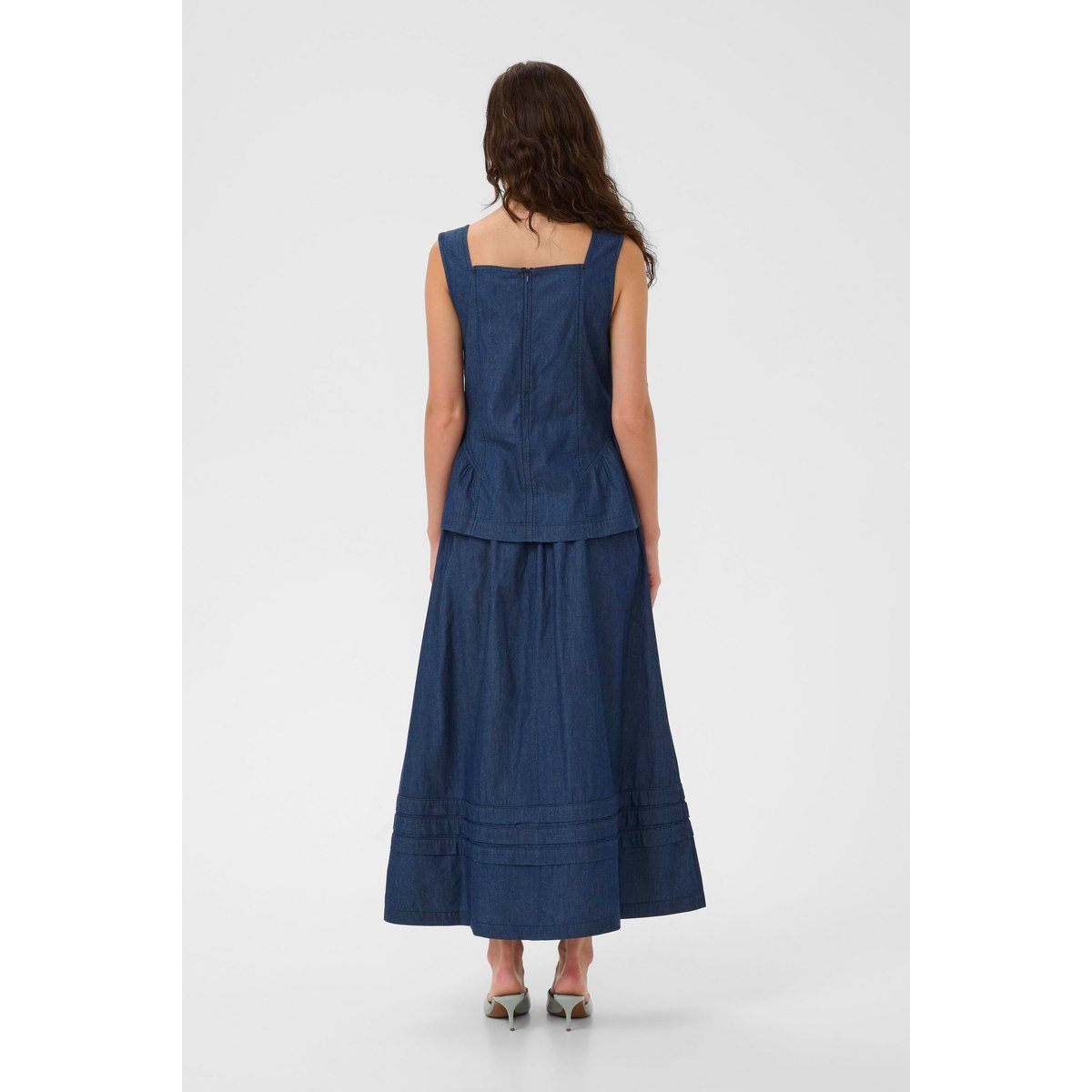 Jupe casual bleu rinse wash, CULTURE