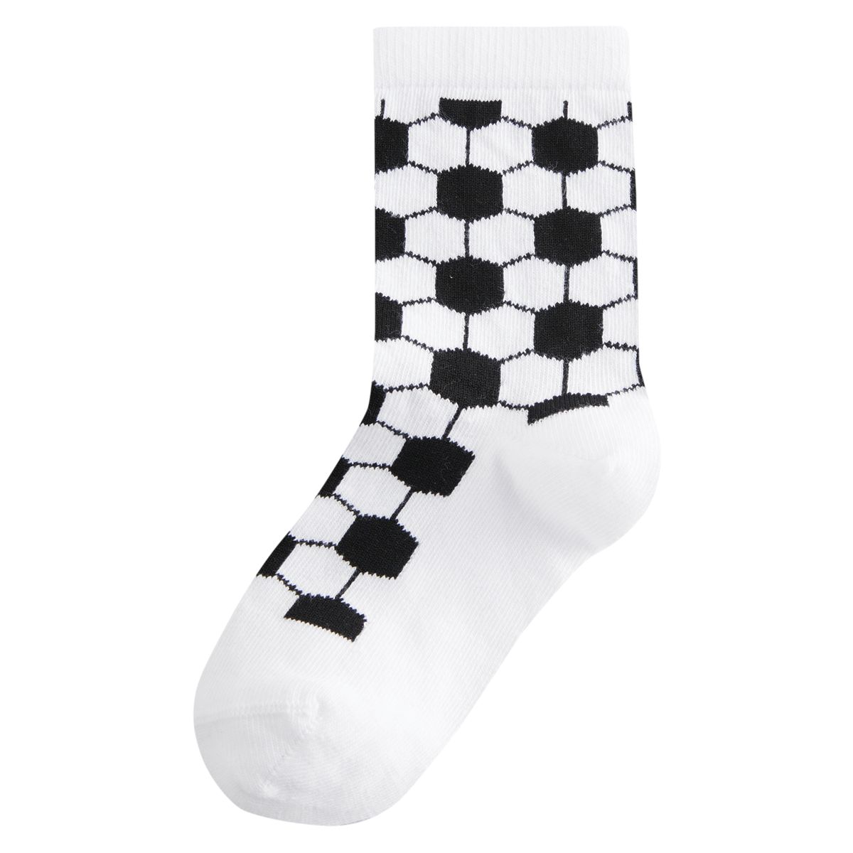 Chaussettes en coton majoritaire, lot de 7 ballon de football noir/gris/blanc, NEXT